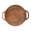 Hugo Kennis borrelplank klein - bruin - ø18 cm- Borrelplanken|Kerst Bakken