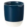 Hugo Kennis espresso mok - blauw/wit - 70 ml- Mokken