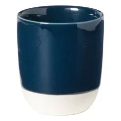 Hugo Kennis espresso mok - blauw/wit - 70 ml- Mokken