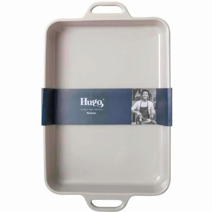 Hugo Kennis ovenschaal large - créme - 4.16x39x23.3 cm- Ovenschalen