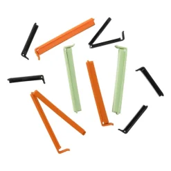 Xenos Huishoudclips - kunststof - set van 10- Keukengerei