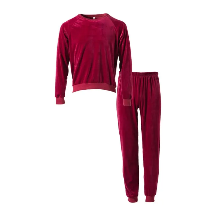 Xenos Huispak 2-delig - rood - maat S/M- Winterartikelen