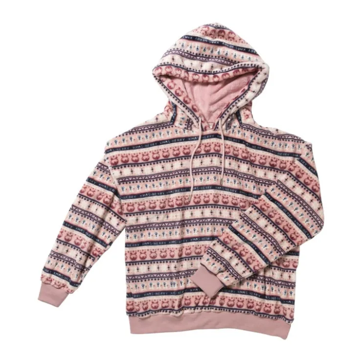 Xenos Huispak kerst - roze - maat S/M- Winterartikelen