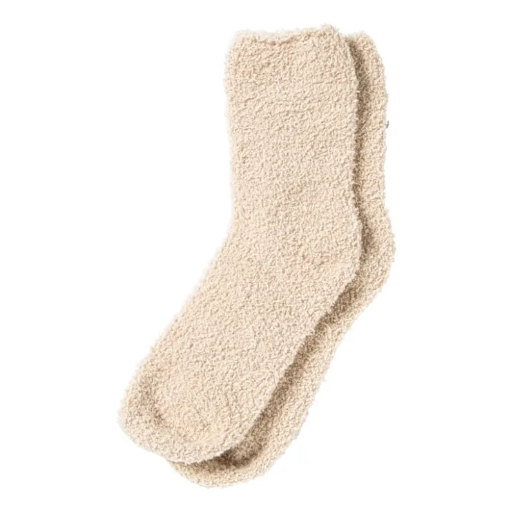 Xenos Huissok fluffy - beige - one size- Winterartikelen|Huissokken