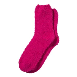Xenos Huissok fluffy - paars - one size- Winterartikelen|Huissokken