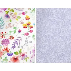 Xenos Inpakpapier bloemen - diverse varianten - 70x200 cm- Inpakpapier