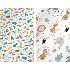 Xenos Inpakpapier jungle/auto - diverse varianten - 70x200 cm- Inpakpapier