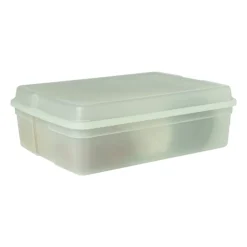 Xenos Iris clearbox - 13 liter - groen- Opbergboxen