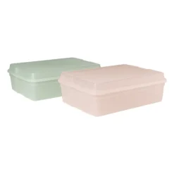 Xenos Iris clearbox - 13 liter - groen- Opbergboxen