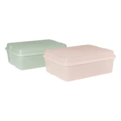 Xenos Iris clearbox - 10 liter - groen- Opbergboxen
