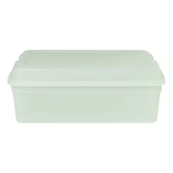 Xenos Iris clearbox - 10 liter - groen- Opbergboxen