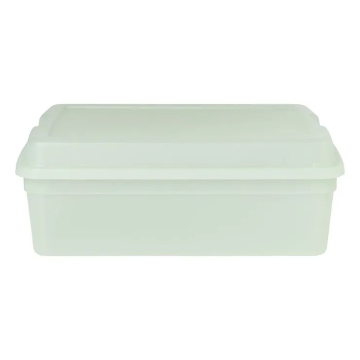 Xenos Iris clearbox - 10 liter - groen- Opbergboxen