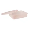 Xenos Iris clearbox - 13 liter - roze- Opbergboxen