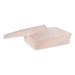 Xenos Iris clearbox - 13 liter - roze- Opbergboxen
