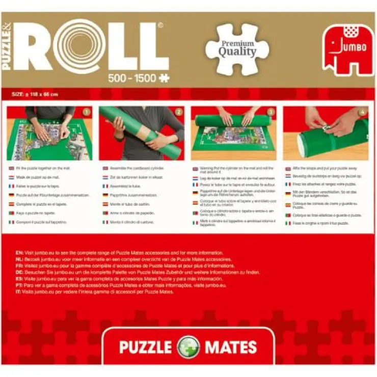 Xenos Jumbo puzzelmat - 60x90 cm - 500 tot 1500 puzzelstukjes- Spellen|Puzzels