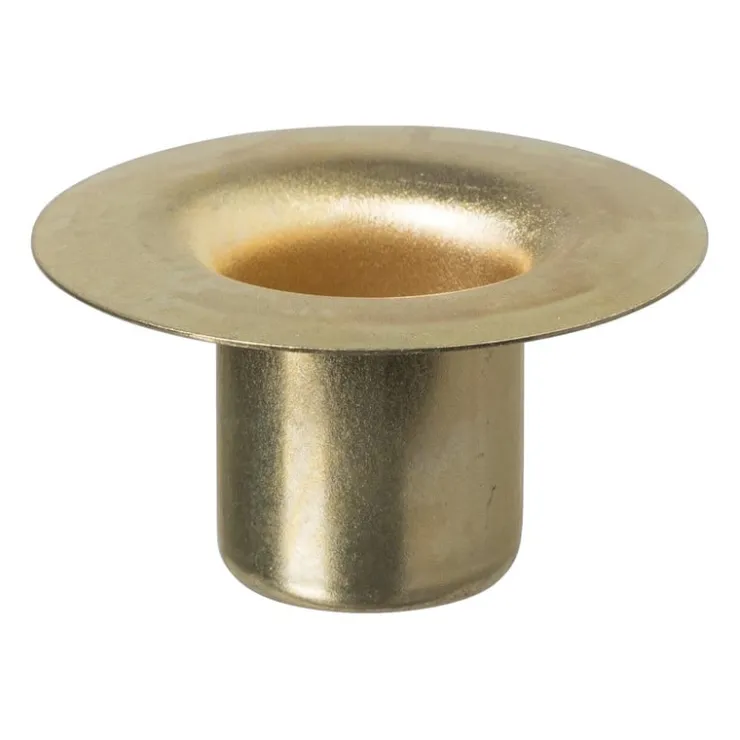 Xenos Kaarsenhouder voor fles - goud - ø5x2.6 cm- Kandelaars