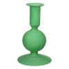Xenos Kandelaar 1bol - groen - ø8.5x15 cm- Kandelaars