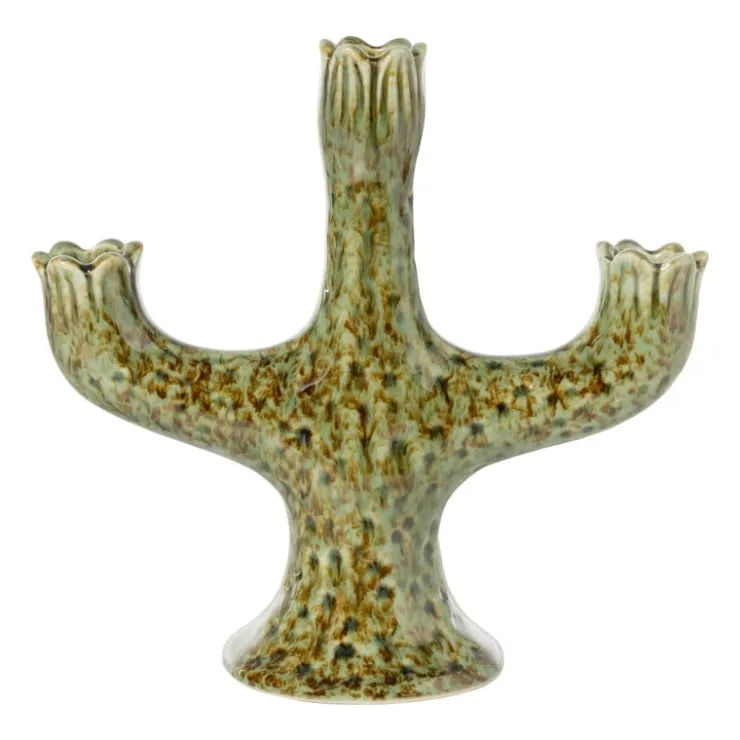 Xenos Kandelaar cactus - groen - 21.5x21.5x9.7 cm- Kandelaars