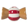 Xenos Kandelaar candy cane - rood/wit - ø7x13 cm- Kandelaars