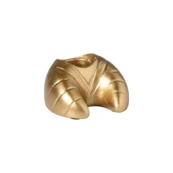Xenos Kandelaar croissant Monique - goud - 4x6.5x6.5 cm- Kandelaars