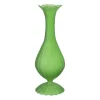 Xenos Kandelaar hoog - groen - ø8x22.5 cm- Kandelaars
