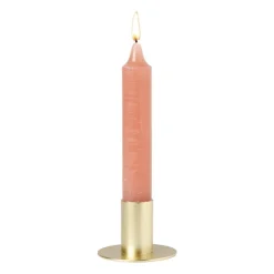 Xenos Kandelaar laag - goud - ø6x4 cm- Kerstcadeaus|Kandelaars