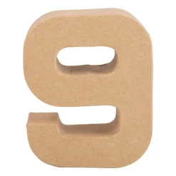 Xenos Kartonnen cijfer 9- Hobbyletters