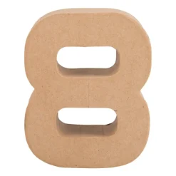 Xenos Kartonnen cijfer 8- Hobbyletters