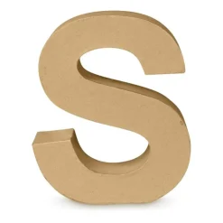 Xenos Kartonnen letter S- Hobbyletters