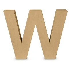 Xenos Kartonnen letter W- Hobbyletters