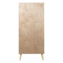 Xenos Kast Java met deurtje en vakken - bruin - 160x70x33.5 cm- Kast Met Deuren|Vakkenkasten