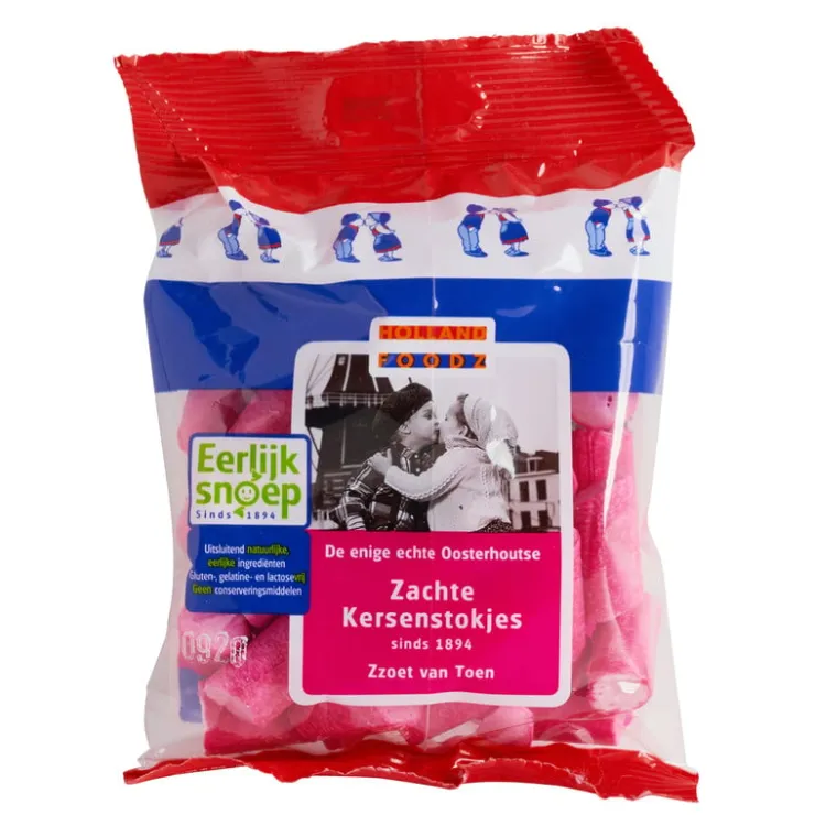 Xenos Kersenstokjes - 110 g- Snoep