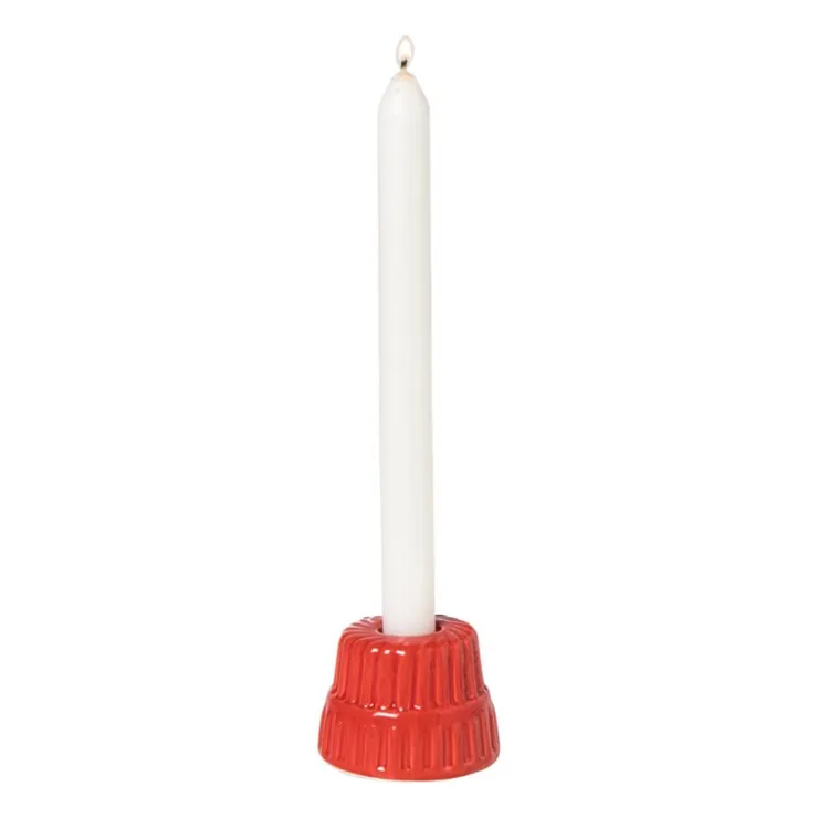 Xenos Kerst kandelaar tulband - ø7x5 cm - diverse varianten- Kandelaars