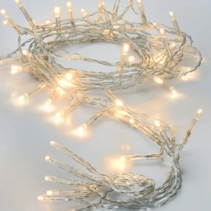 Xenos Kerst LED lampjes - warm wit - 20 lampjes - 2 meter- Kerstverlichting|Kerstboom Verlichting