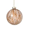 Xenos Kerstbal bleeding - beige- Kerstballen
