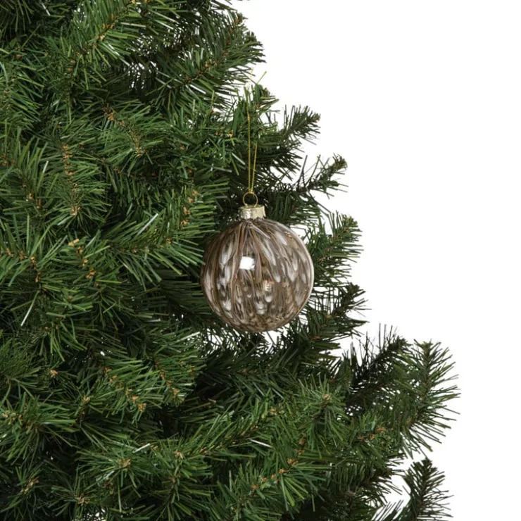 Xenos Kerstbal bleeding - beige- Kerstballen
