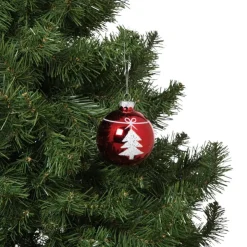 Xenos Kerstbal boom - rood - diverse varianten- Kerstballen