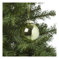Xenos Kerstbal box - set van 8 - ø7 cm- Kerstballen