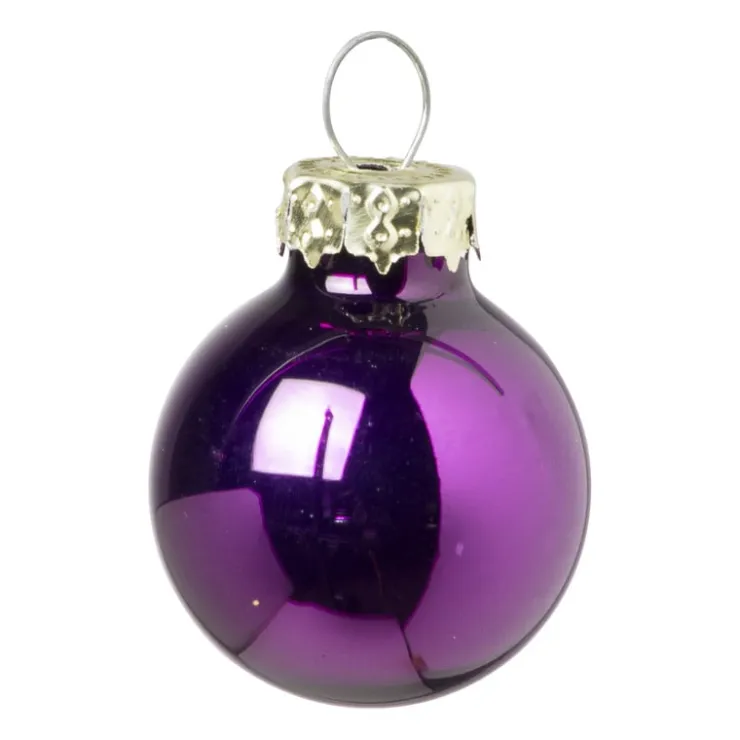 Xenos Kerstbal box boho - multikleur - set van 24- Kerstballen
