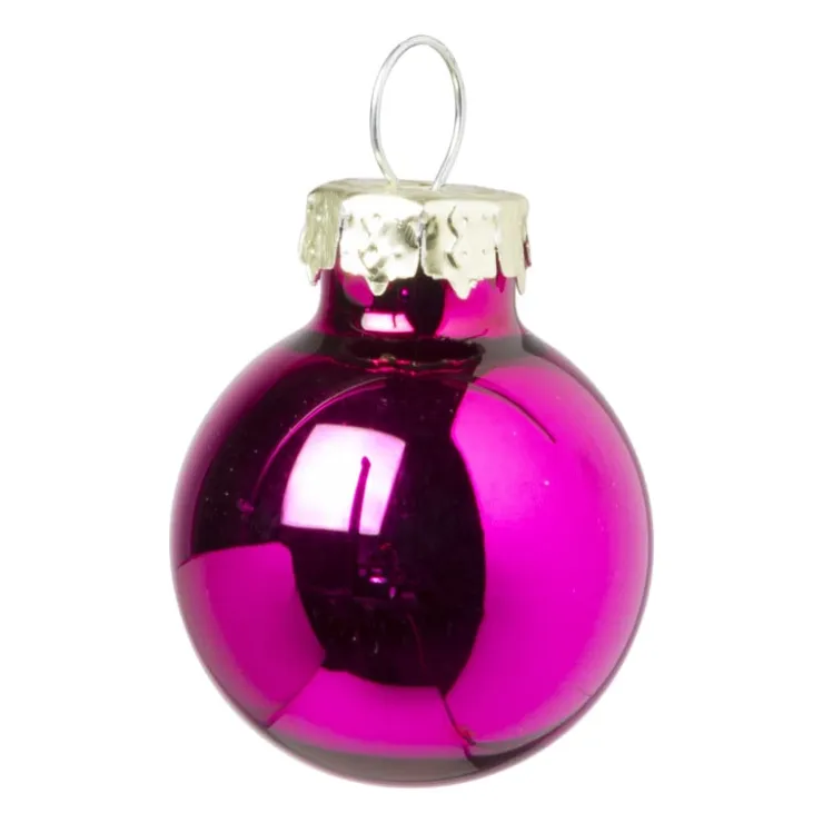 Xenos Kerstbal box boho - multikleur - set van 24- Kerstballen