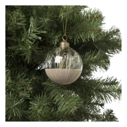 Xenos Kerstbal droogbloem - diverse varianten - Ø8 cm- Kerstballen