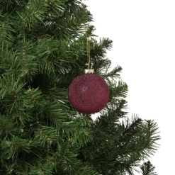 Xenos Kerstbal druppeltjes - roze- Kerstballen