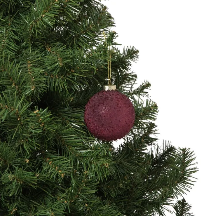 Xenos Kerstbal druppeltjes - roze- Kerstballen