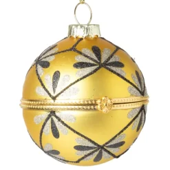 Xenos Kerstbal faberge - goud -ø6 cm- Kerstballen