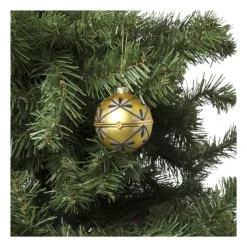 Xenos Kerstbal faberge - goud -ø6 cm- Kerstballen