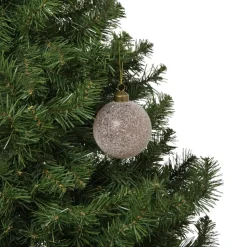 Xenos Kerstbal frozen - bruin- Kerstballen