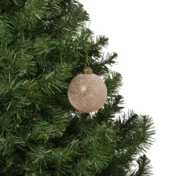 Xenos Kerstbal frozen - lichtbruin- Kerstballen