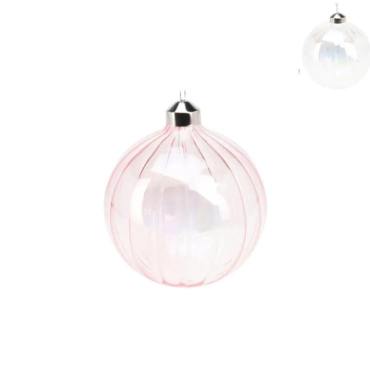 Xenos Kerstbal glas - diverse varianten - ø8 cm- Kerstballen
