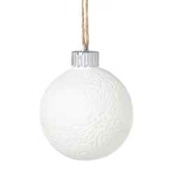 Xenos Kerstbal LED figuurtjes - wit- Kerstballen