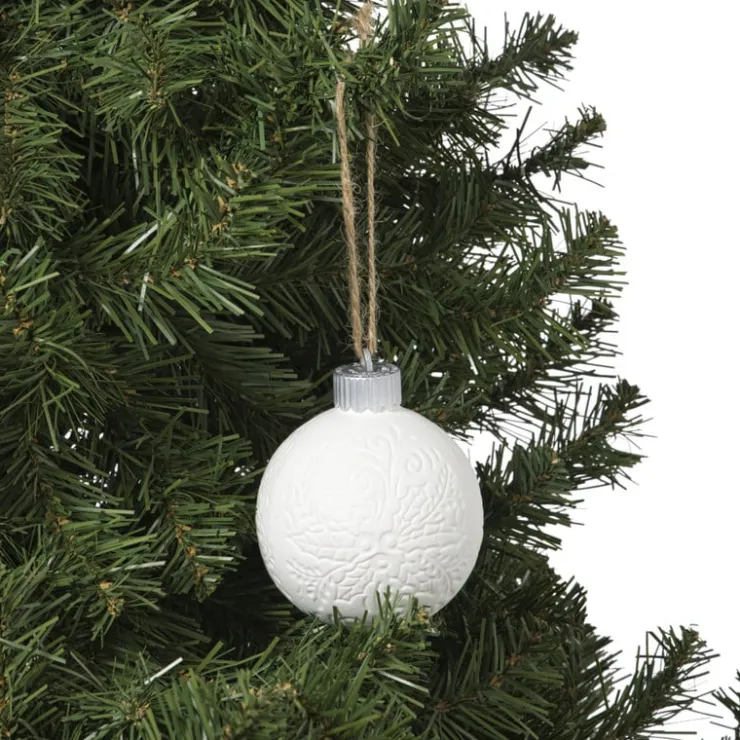 Xenos Kerstbal LED figuurtjes - wit- Kerstballen